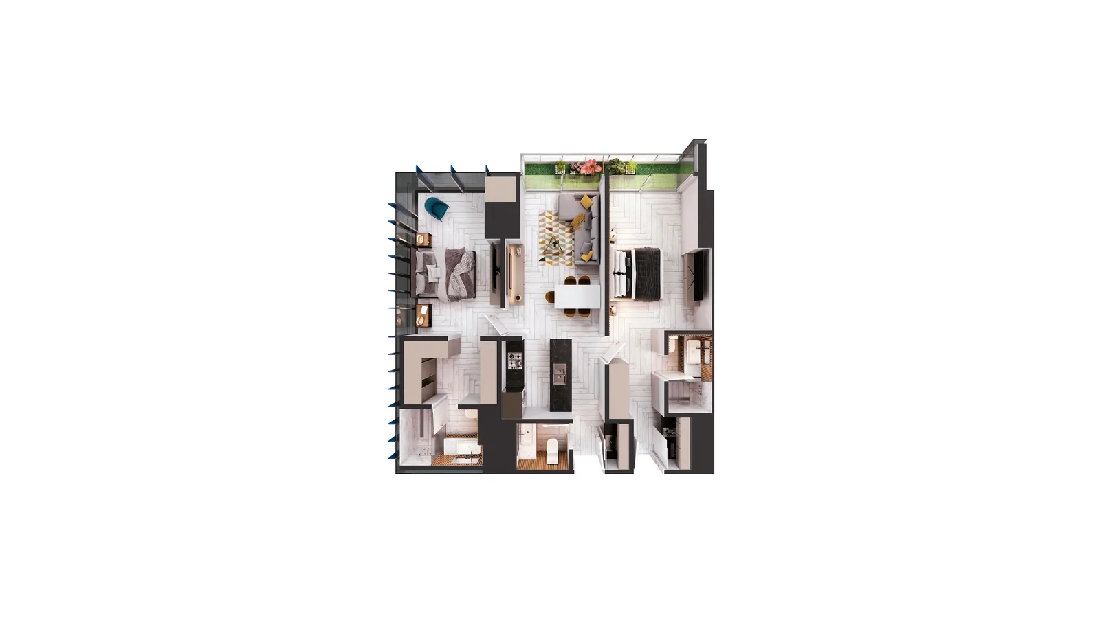 Planta apartamento