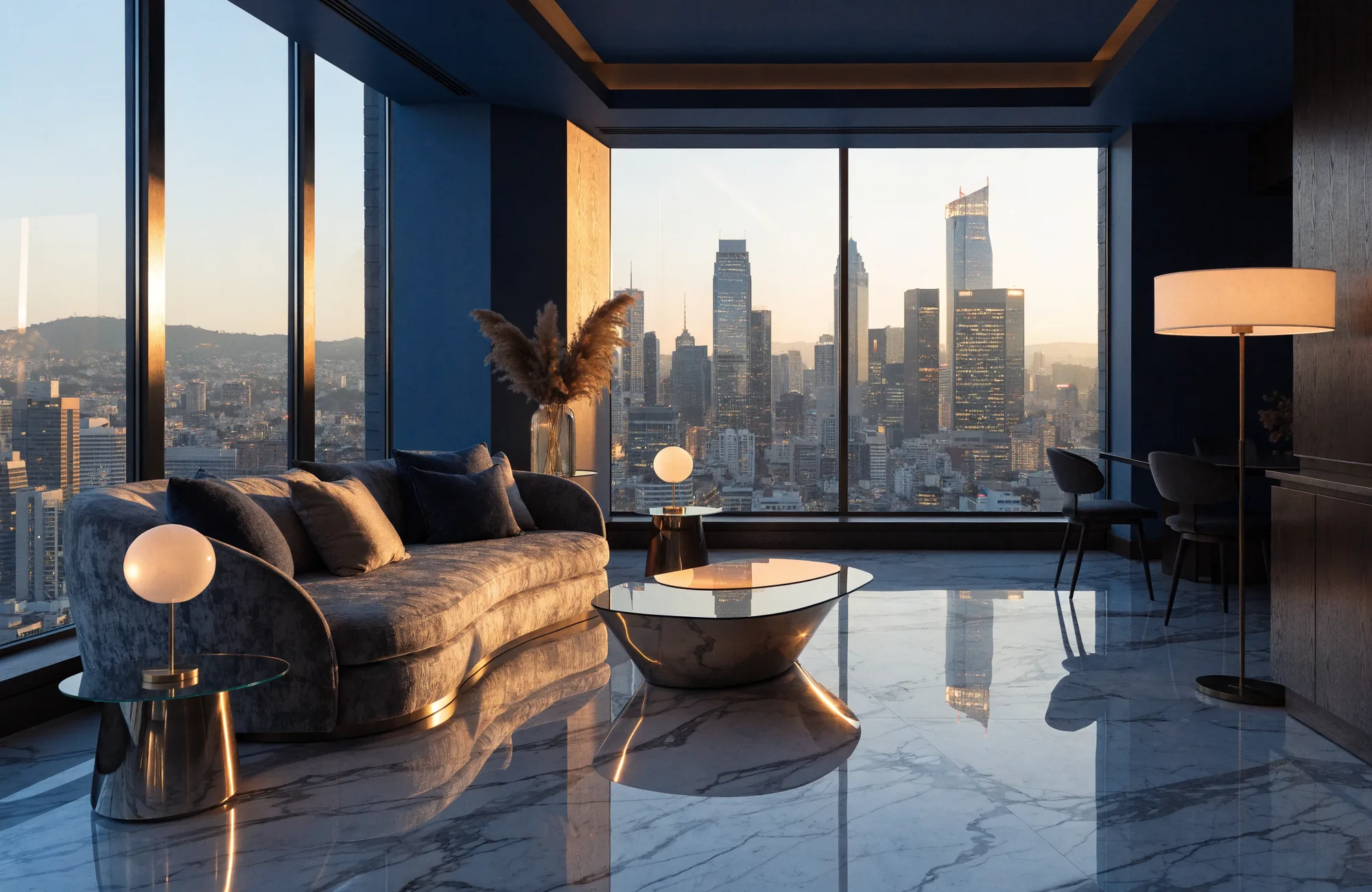 Sala de apartamento SkyPark