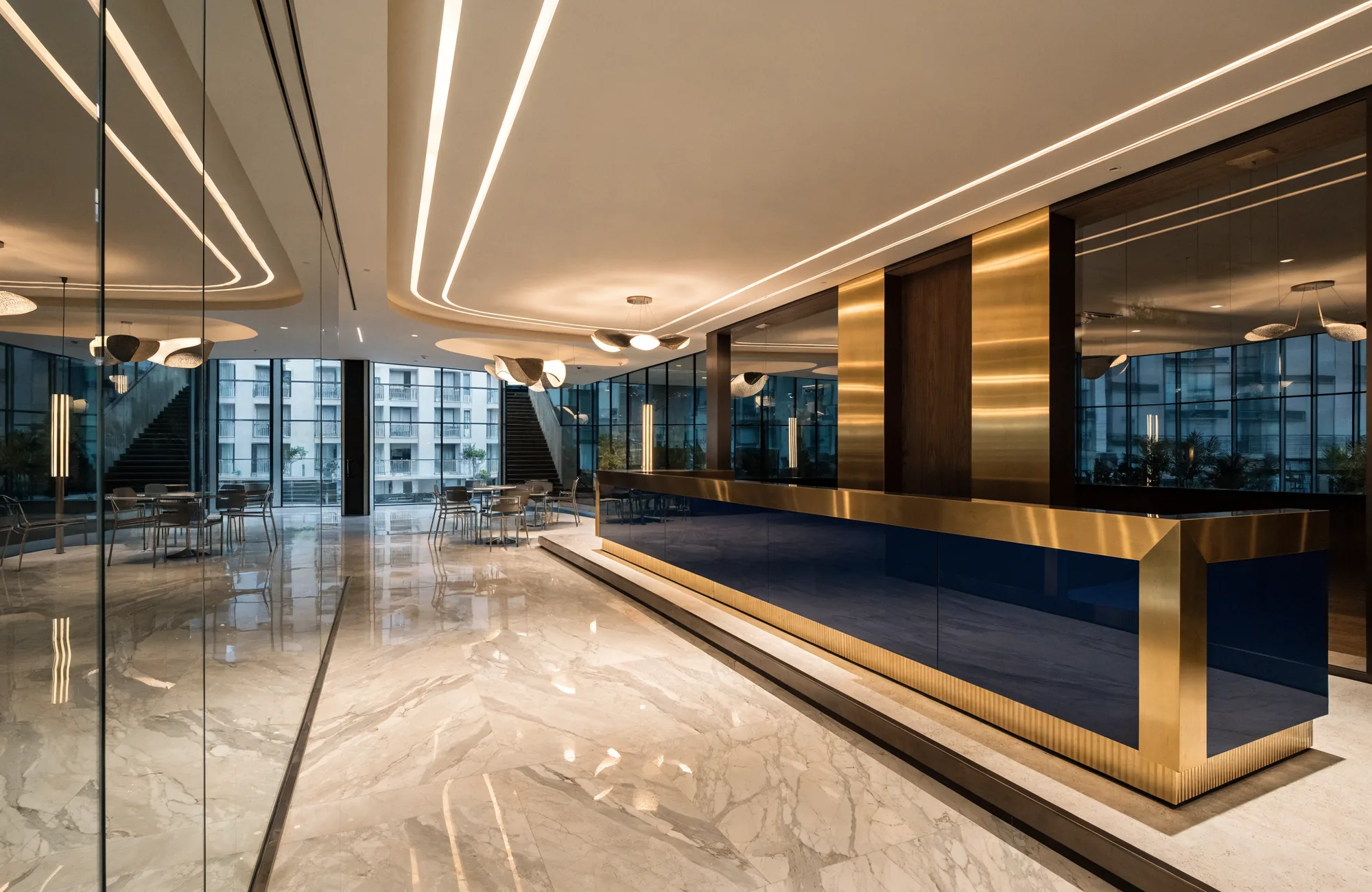 Lobby y business center SkyPark